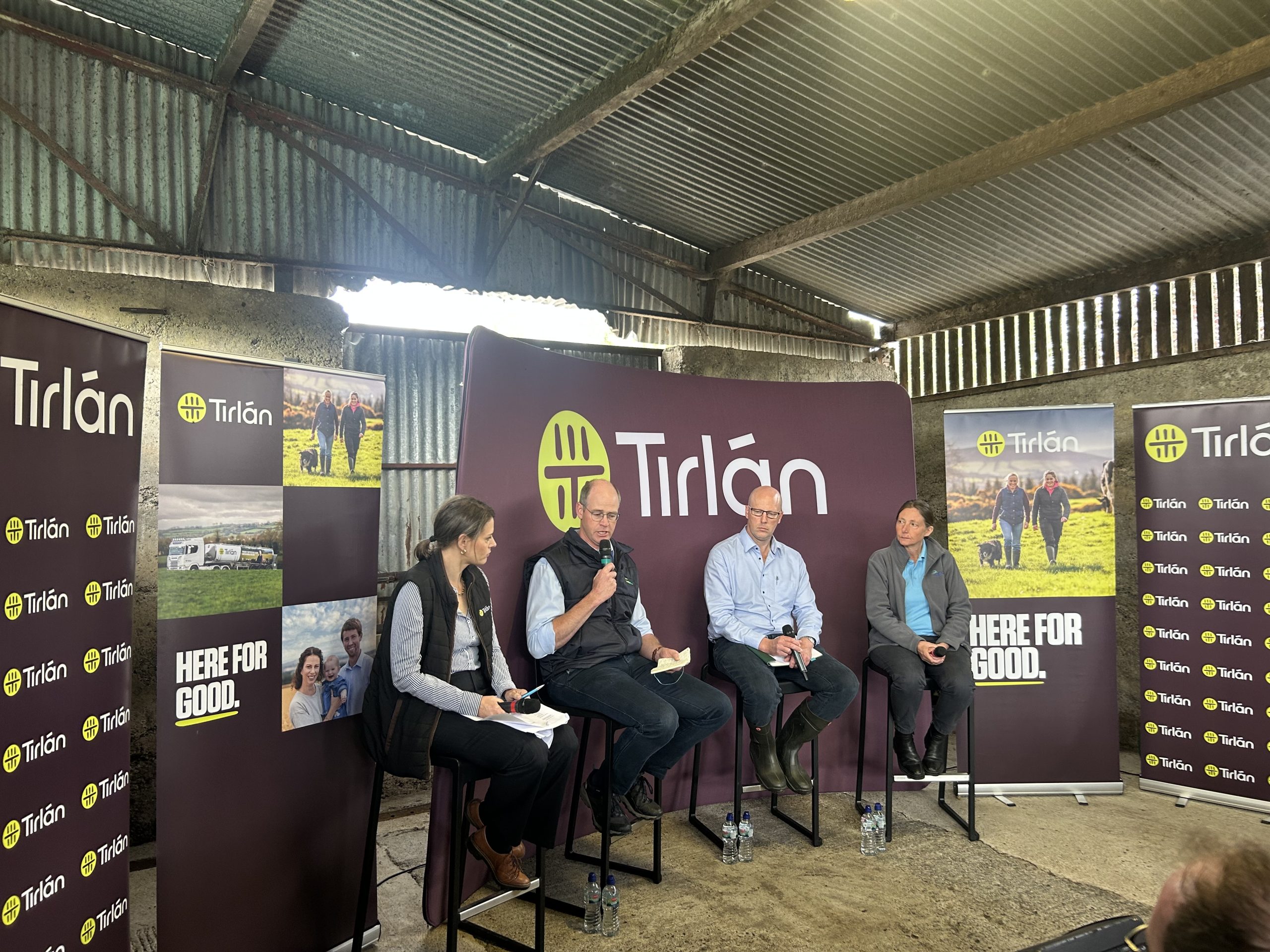 L-r: Dr. Lisa Koep, Dr. Stan Lalor, Ted Massey, and Jenny Deakin