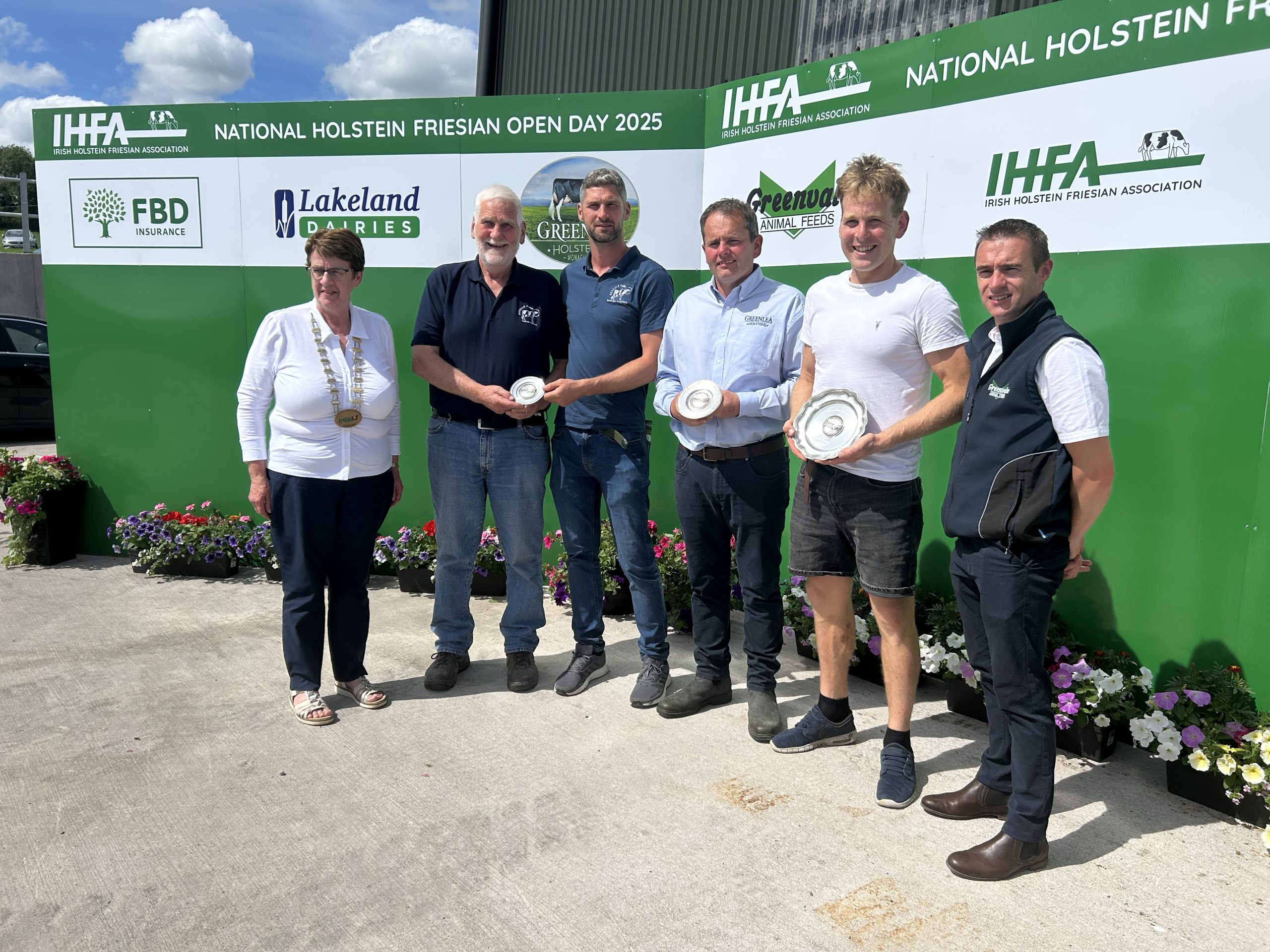 Winners of the over-80 section at the IHFA Open Day
