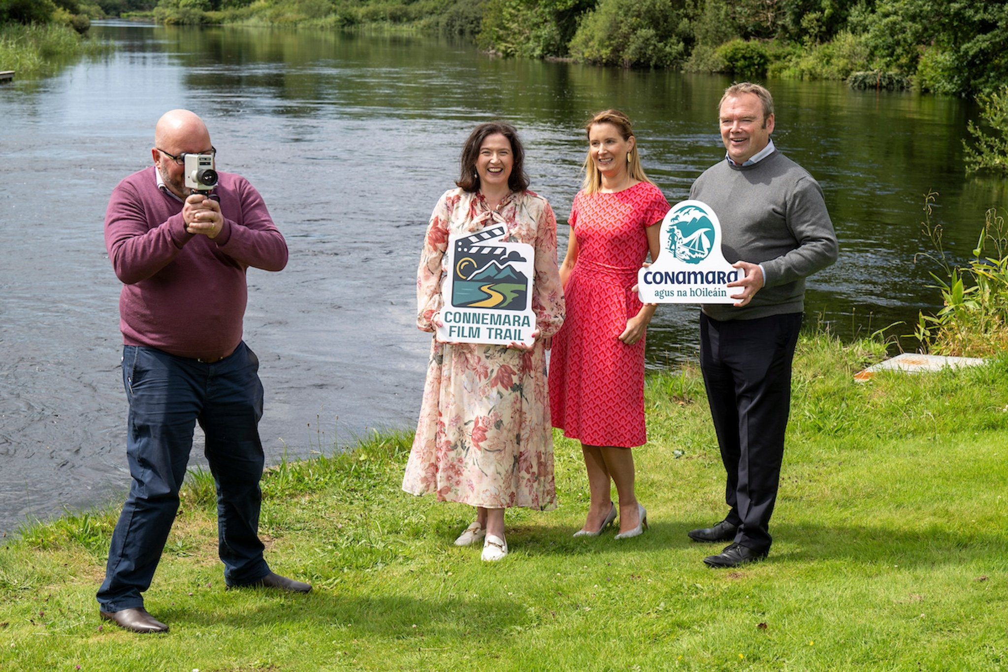 Terence O’Toole, joint county chair of  Connemara and Aran Islands Tourism Network (CAITN); Carol Hinch, Ballinahinch Castle; Miriam Kennedy, head of Wild Atlantic Way, Fáilte Ireland; and Dominic O'Morain, joint county chair of CAITN. Source: Andrew Downes, Xposure