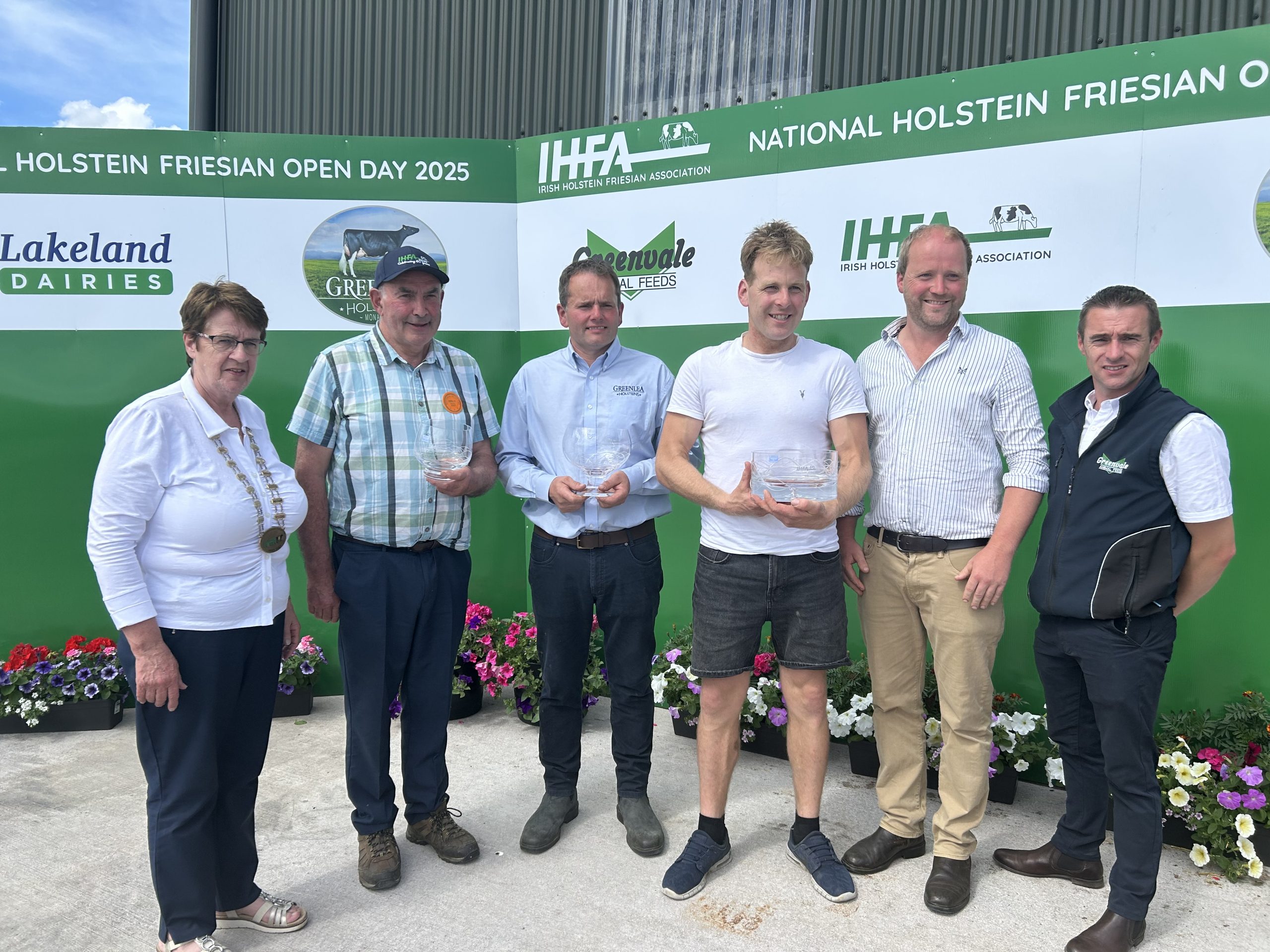 The Judge's Choice award winners at the IHFA Open Day