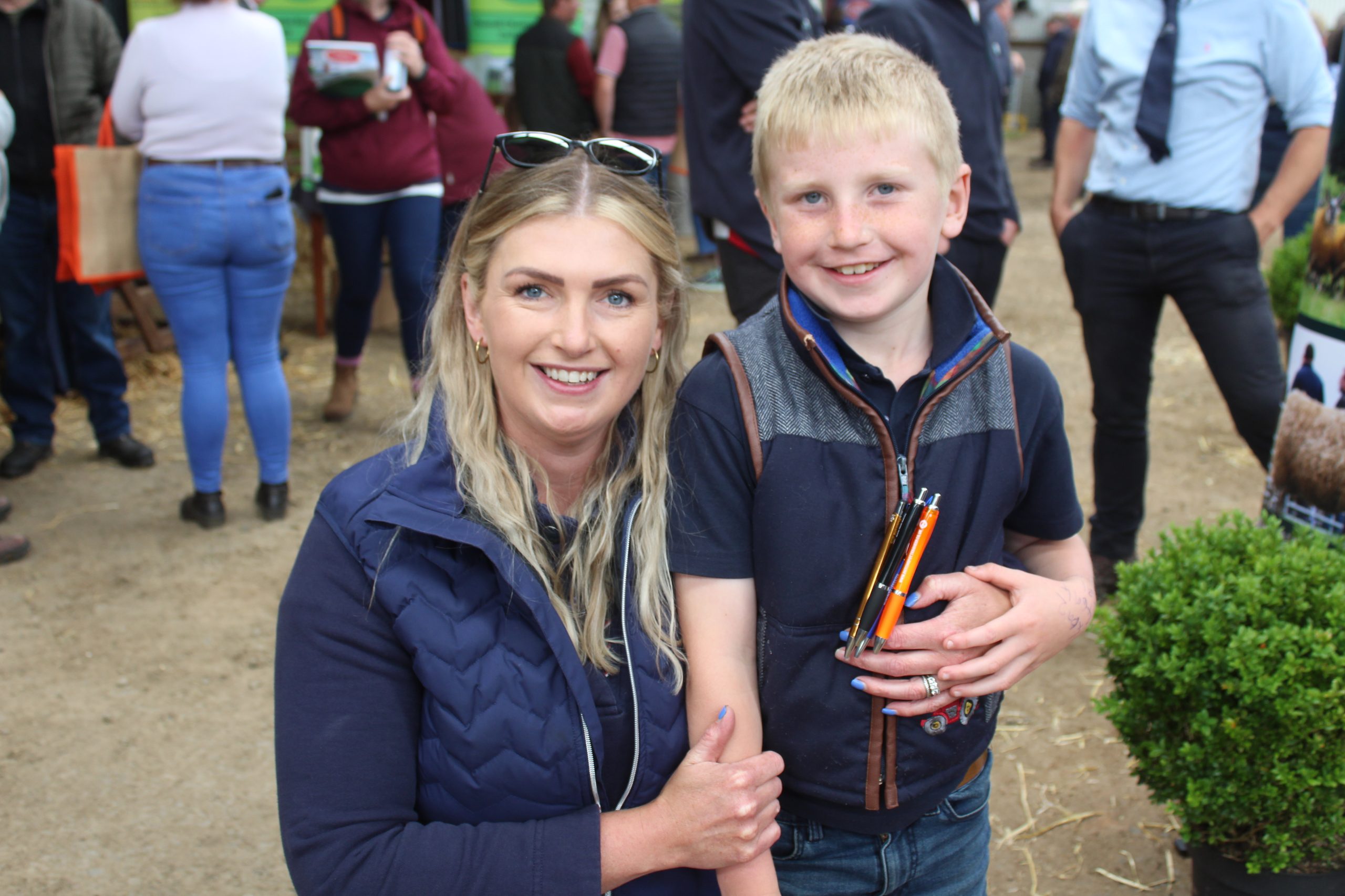 Enjoying their day at the Sheep NI event, Hannah Hall and her son Samuel from Newtownabbey in Co. Antrim