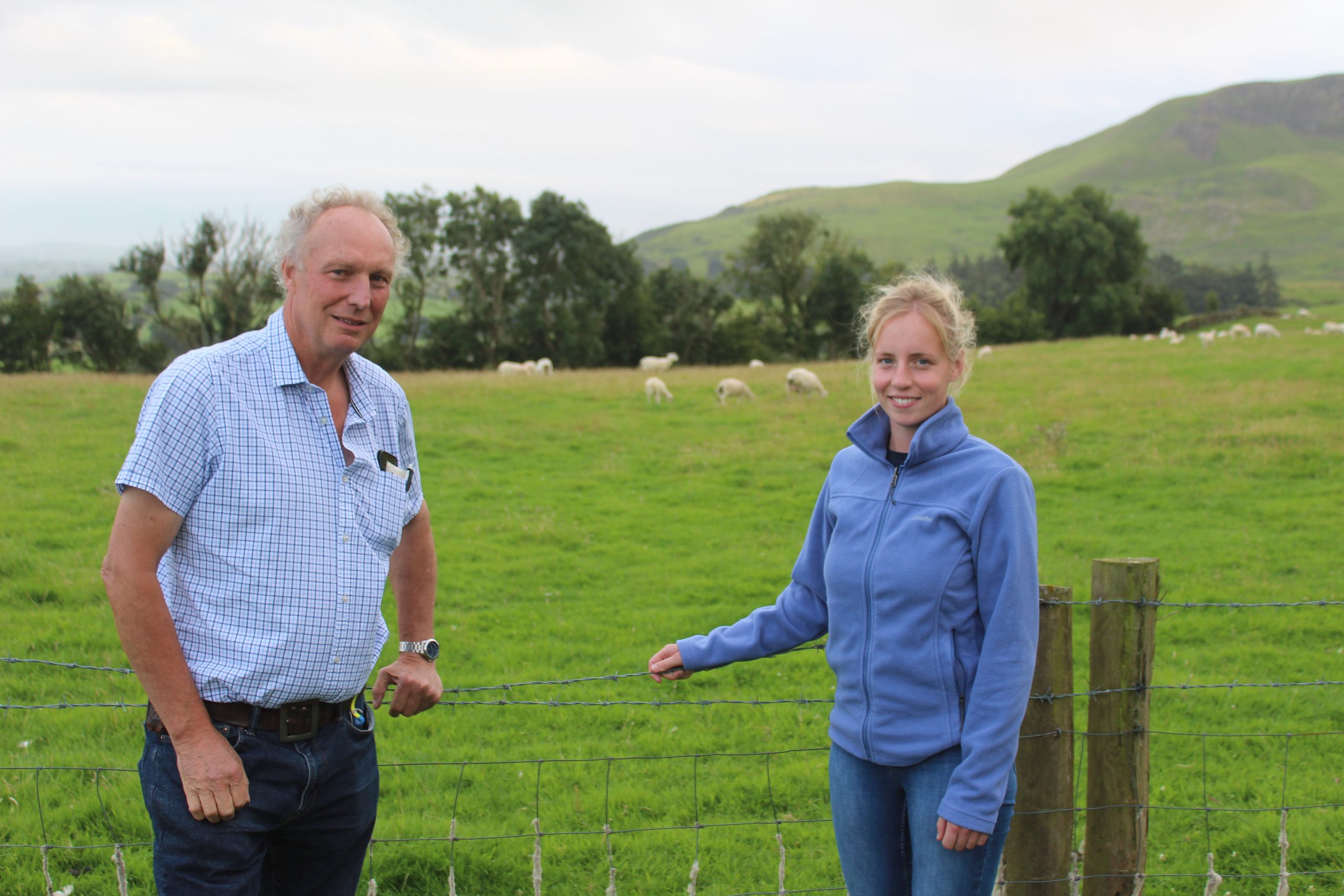 EasyCare open evening host, Campbell Tweed with Rebecca Rainey from Co. Kildare