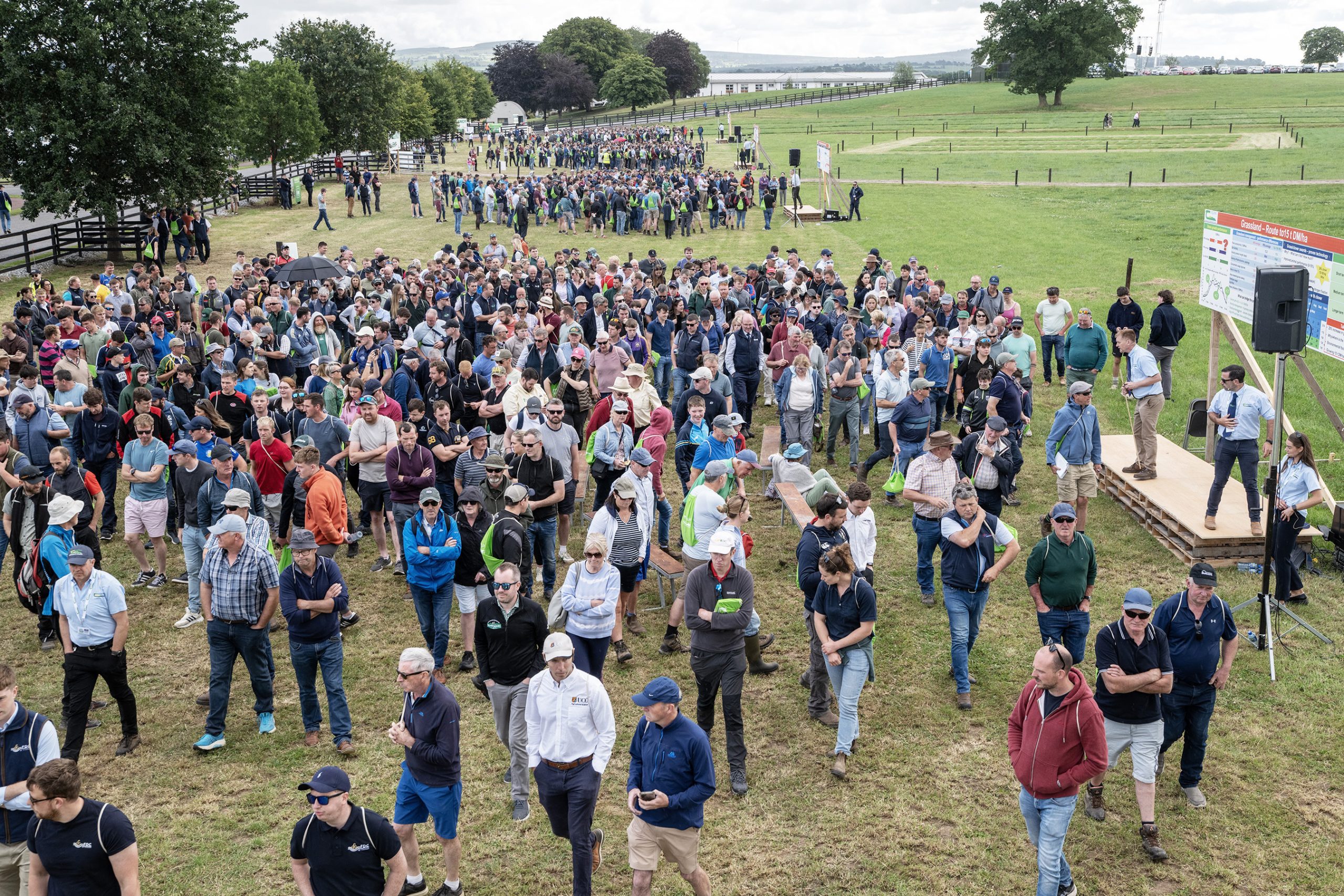 Thousands of farmers attend the Teagasc dairy open day in Moorepark, Fermoy, Co Cork. Source: O'Gorman Photogrphy