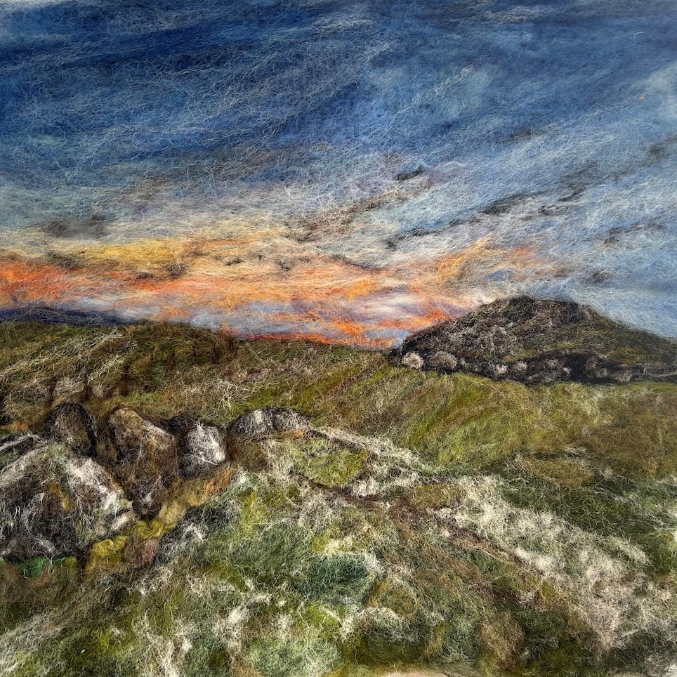 One of the ‘Spoken in Fibre’ artworks