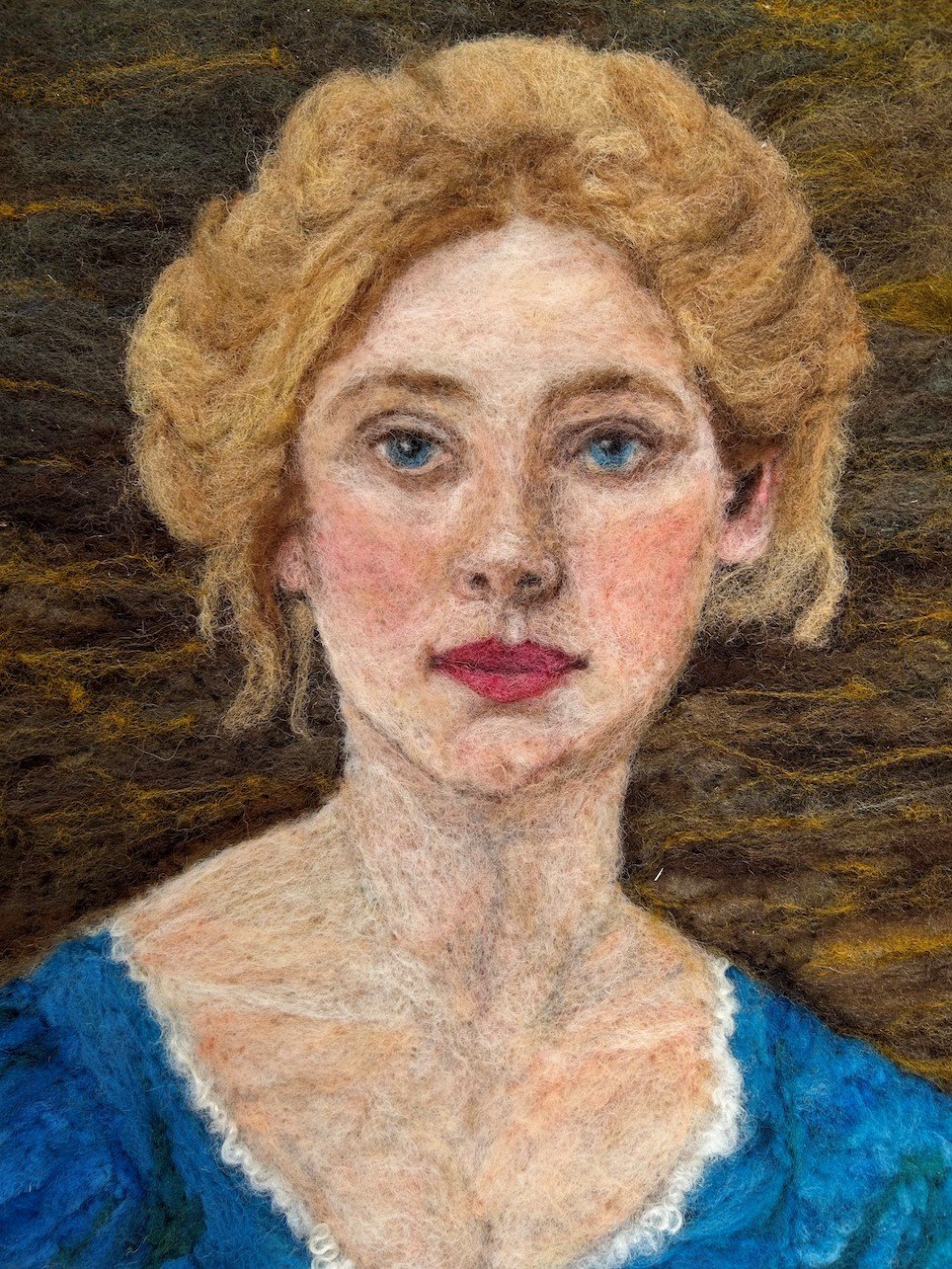 One of the 'Spoken in Fibre' artworks