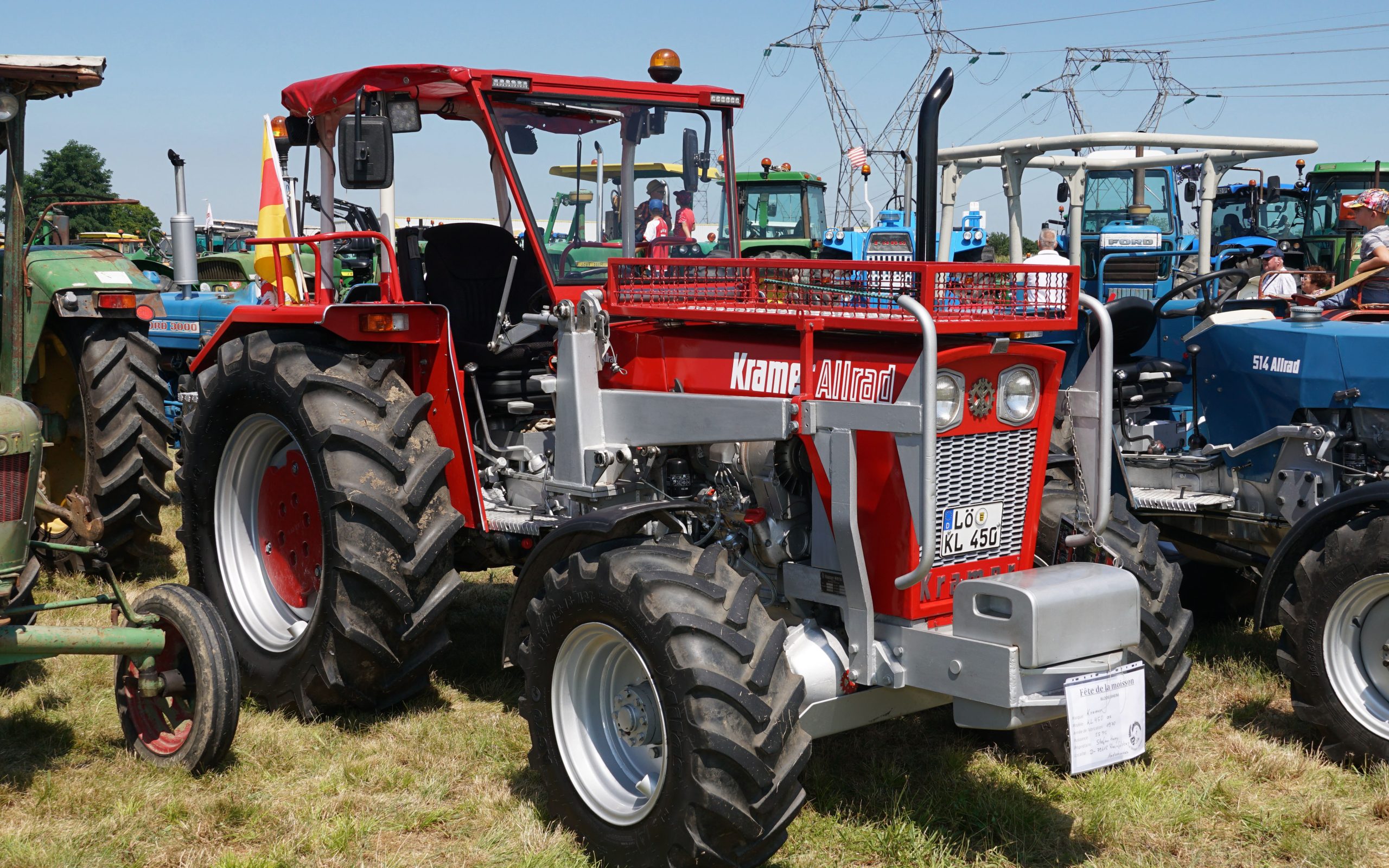 This Kramer Allrad KL950 from 1970 offered 55hp and was one of the later tractors the company built
