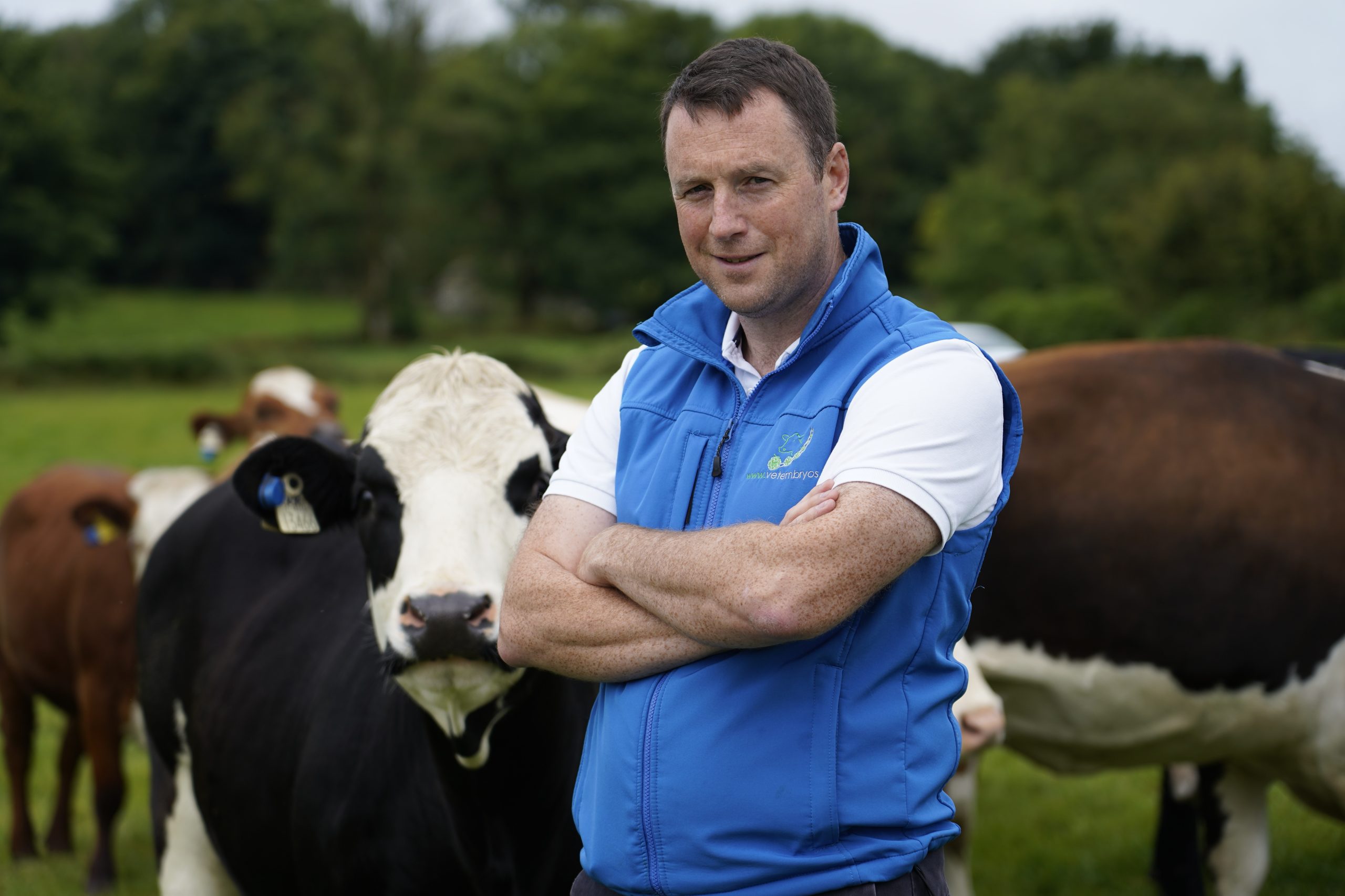 Dáire Markham, owner and operator of vetembryos.ie and AJ's Charolais