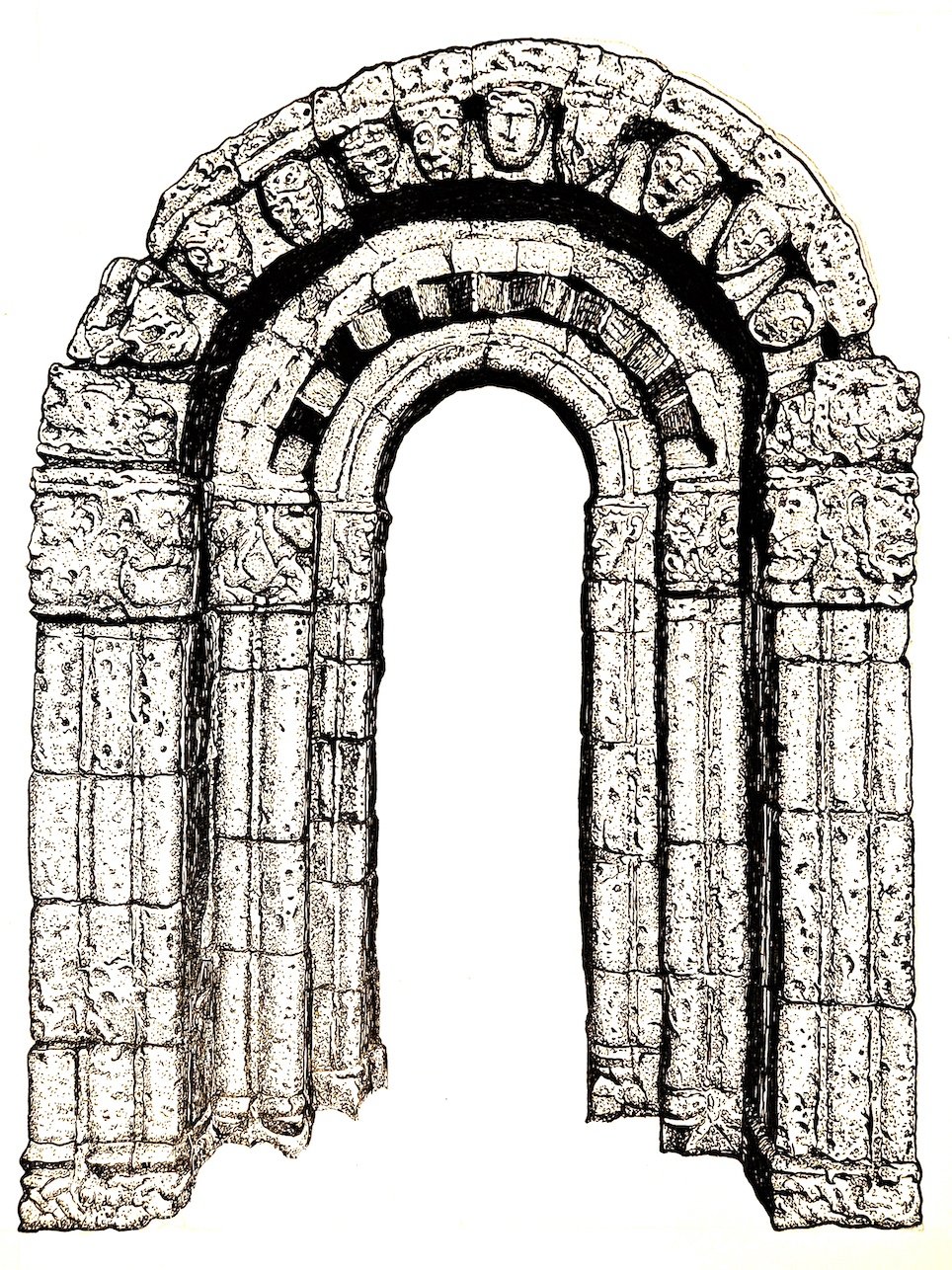 John Flynn - Inchagoill 12th century doorway, 2025