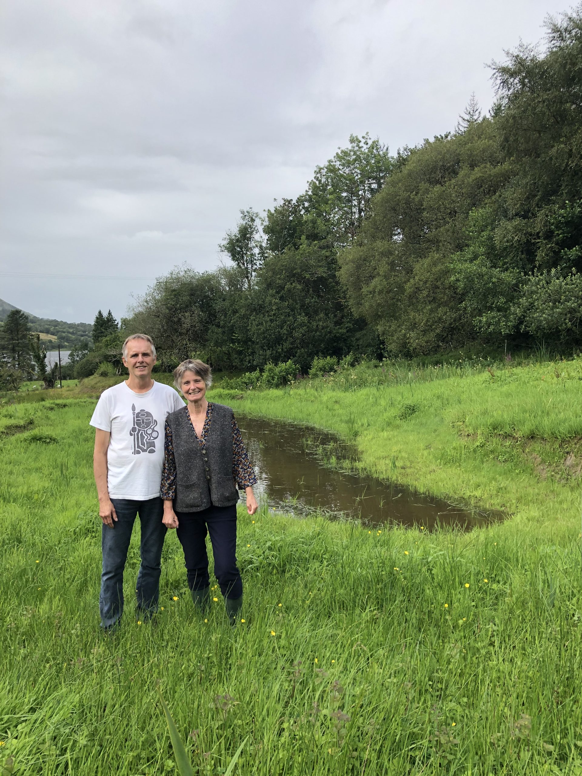 Mark and Fiona Magennis on their land in Co Sligo