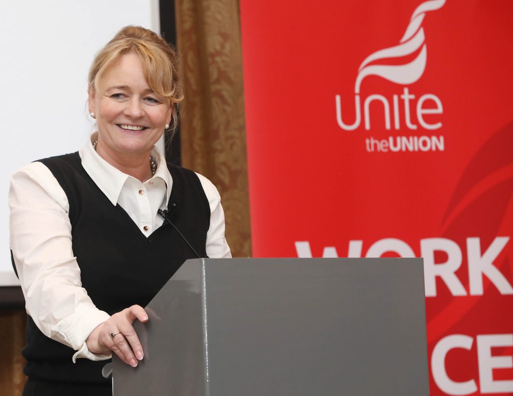 Unite general secretary Sharon Graham