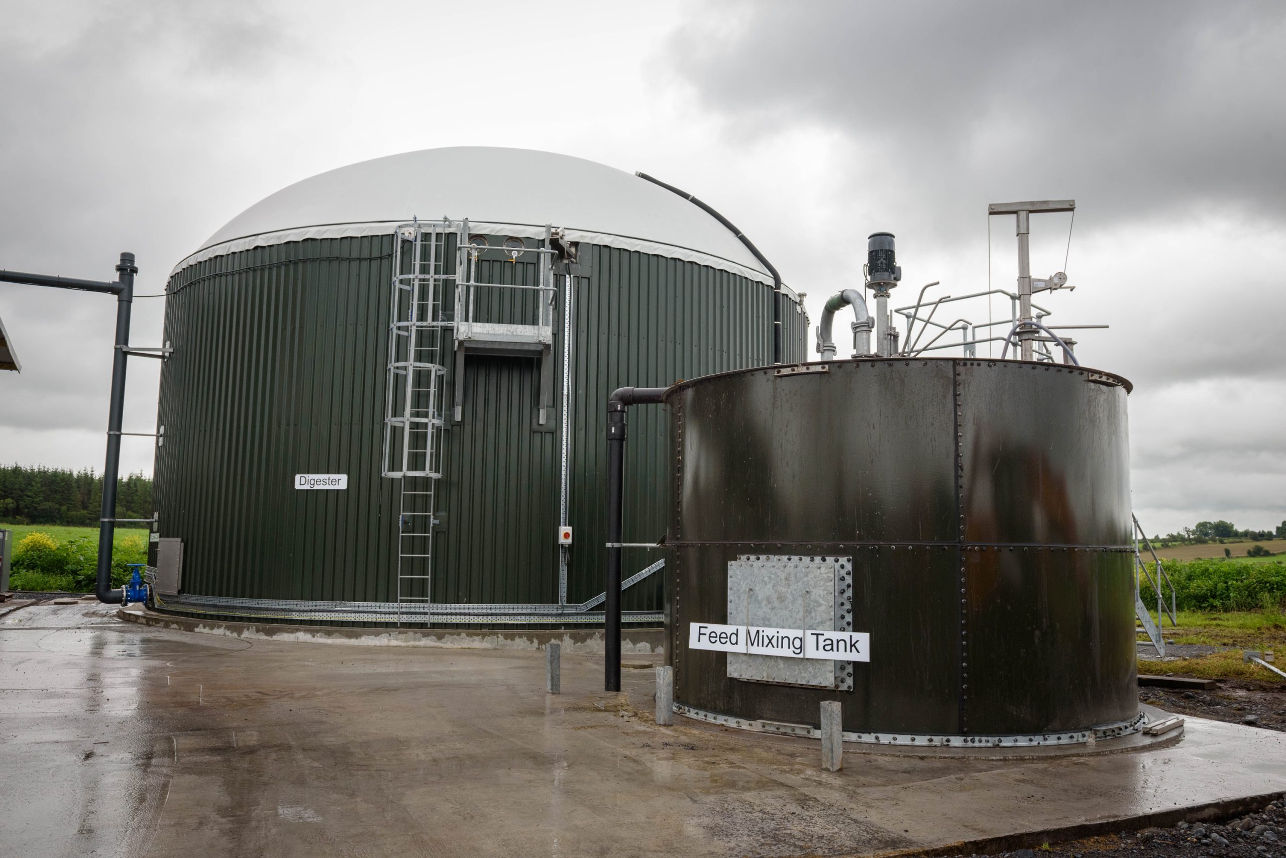 Riverview Farm, Farm Scale Biogas Plant. Source: John Reynolds
