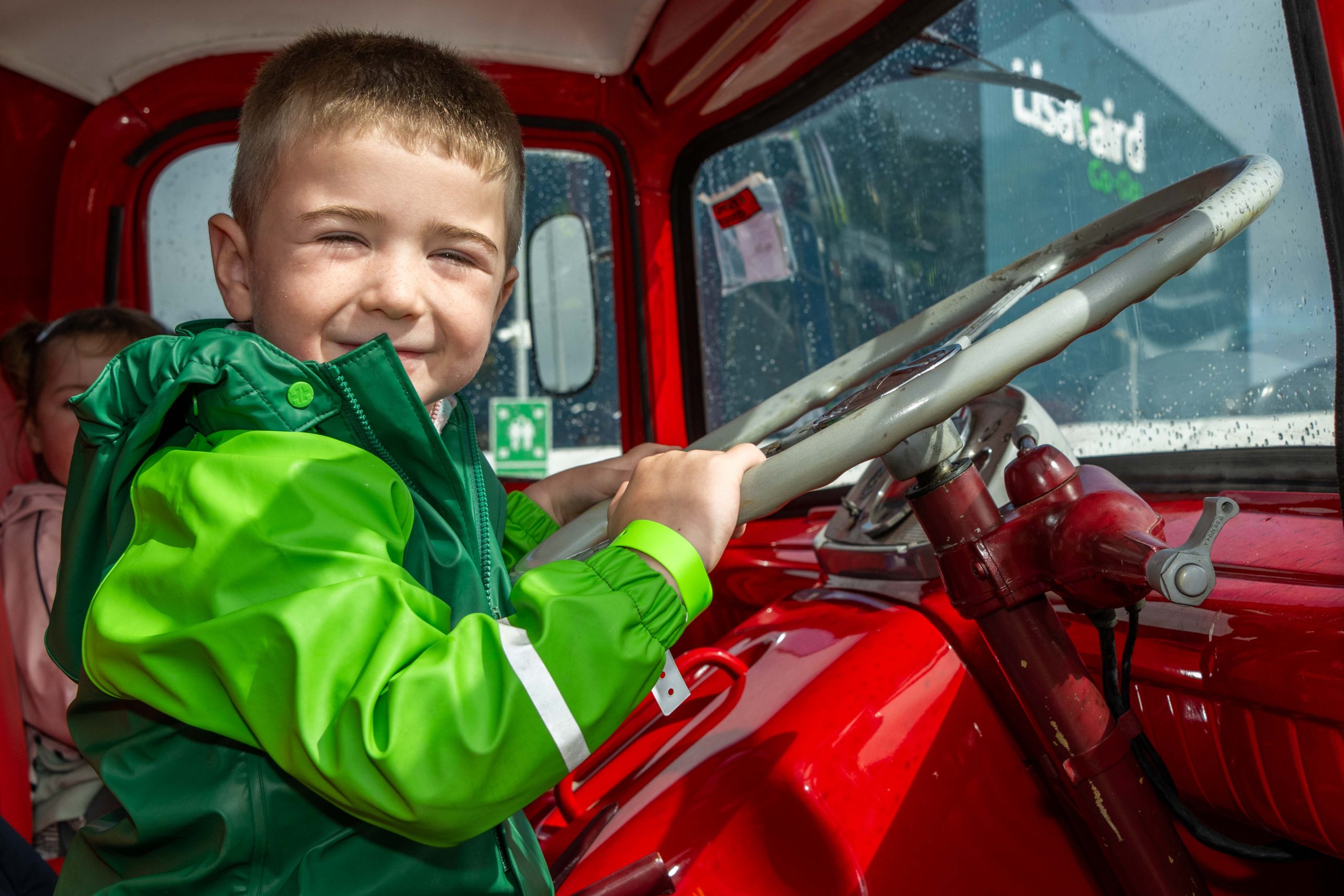 Sonny Walsh from Rosscarbery in a vintage truck at the event. Source: Andy Gibson