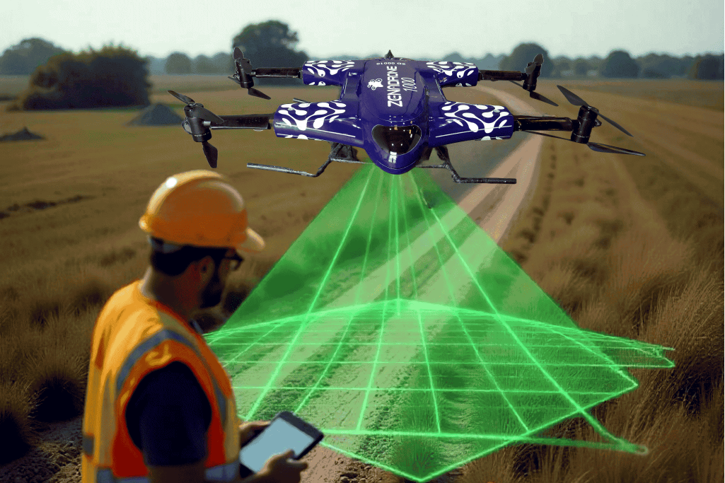 Land use surveys for mapping of farms and boundaries is a current use of drones that is transferrable to agriculture
