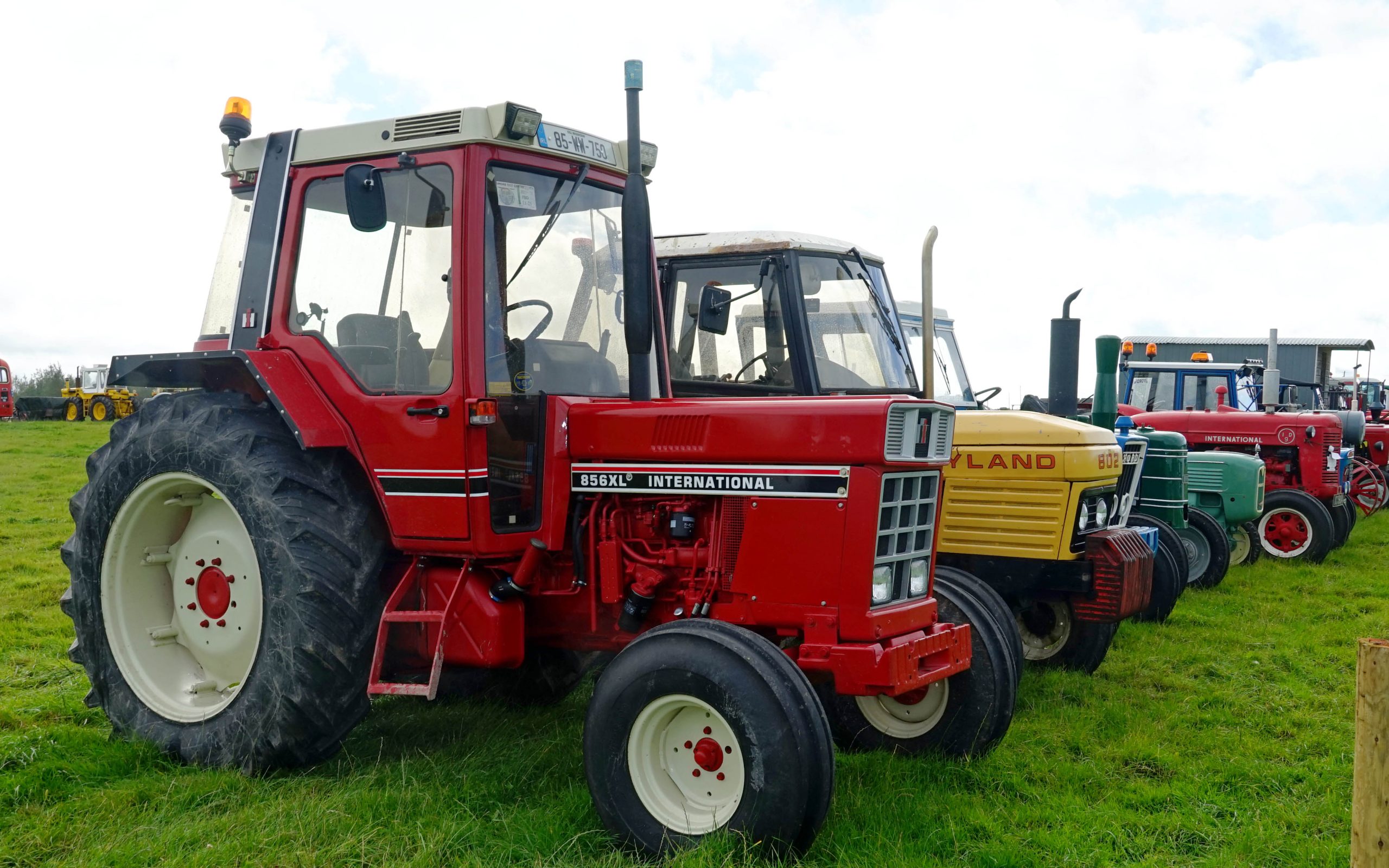The display of classic tractors are well worth a visit, to see just how quickly farm mechanisation has developed over the last century