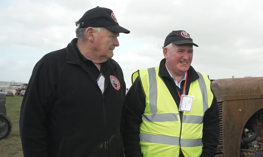 Irish Vintage Society chairman Tom Pender and president Eunan Kelly
