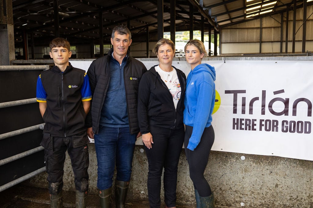 L-R: The Byrne family - Eamon, John, Mary and Molly. Supplied and photography by Nathan Burke