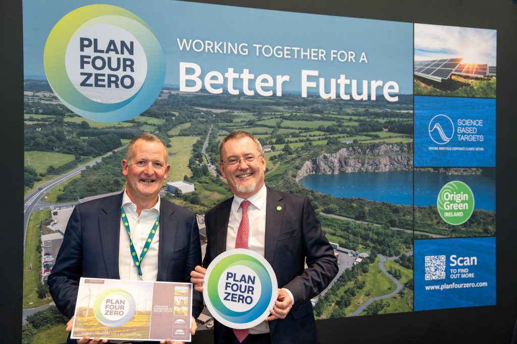 Niall Browne, chief executive officer at Dawn Meats, and Jim O’Toole, chief executive officer at Bord Bia