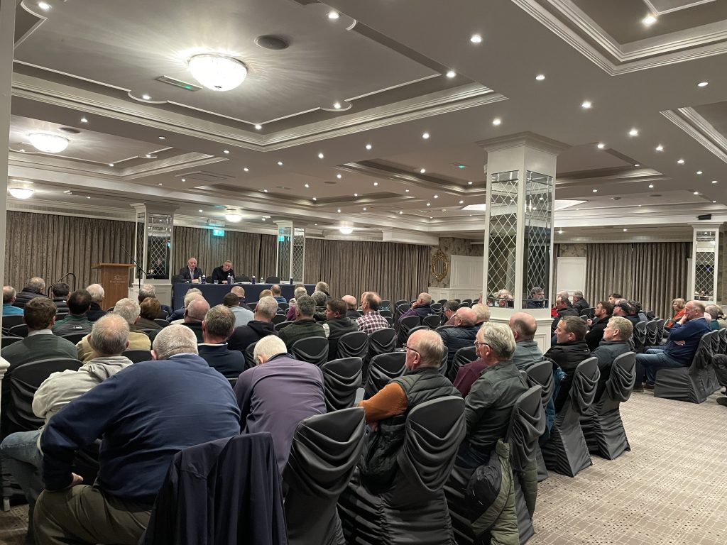 Farmers at the Kerry IFA meeting in Tralee