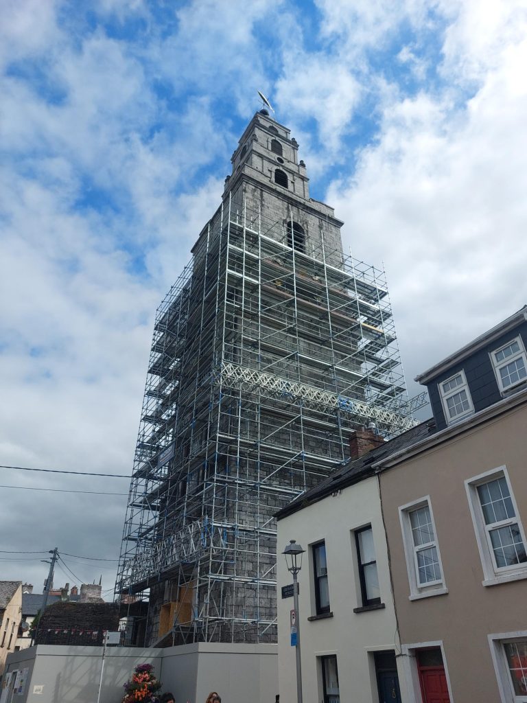 Ongoing restoration works at St. Anne's Church, Shandon, Cork