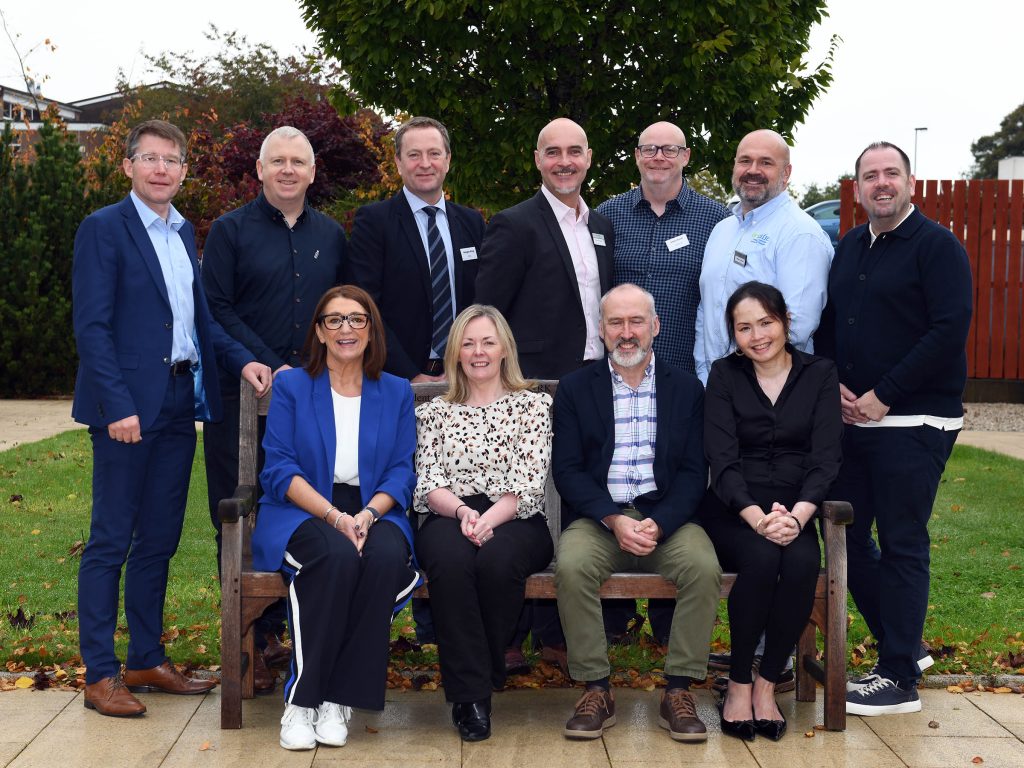Speakers at the NI Distillers Conference: (back row) - Daniel Purdy, Invest NI; Joe McGirr, Boatyard Distillery; Aengus King, IBEC; Peter Simpson, CAFRE; Edward Hamill (Invest NI; Milan Havlicek, CAFRE; Gary Quate, Tourism NI. Front row - Fiona Walker, Invest NI; Karen Marran, Invest NI; Albert Hamilton, CARD Group; Linda Haden, Lumina Intelligence