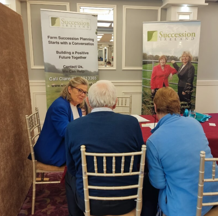 Clare O'Keeffe with Succession Ireland clients. Source: Succession Ireland