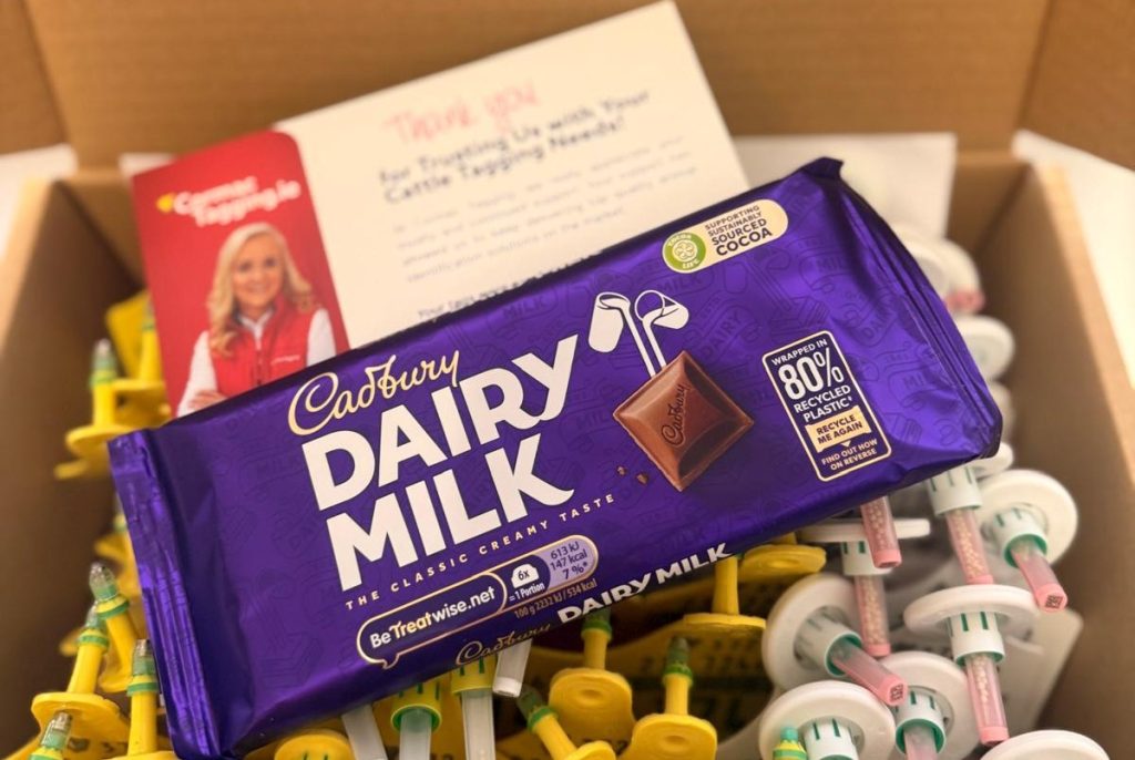 Dairy Milk bar in Cormac Tagging package. Source:  Cormac Tagging