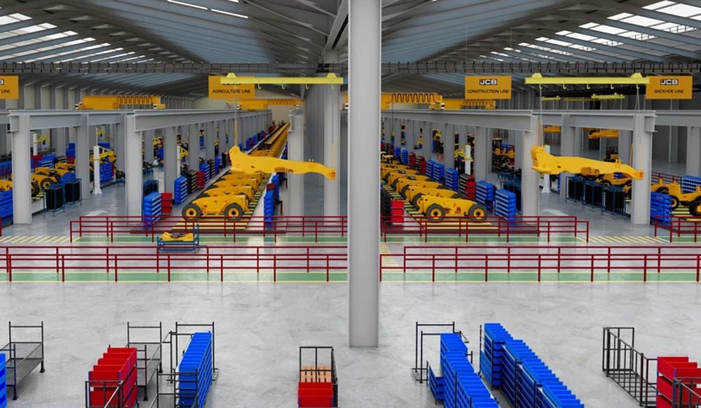 JCB are continuing to grow with a £100 million investment at its main UK plant