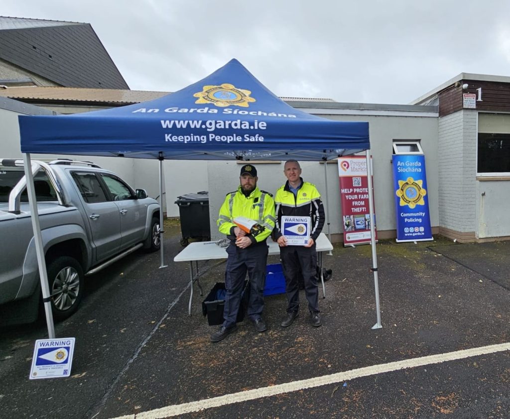 Gardaí Alan McGrath and John Monaghan were in attendance to help facilitate the event in Claremorris, Co. Mayo