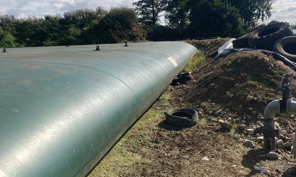 Slurry bags made by the company Willie Dunne owns. Source: Willie Dunne