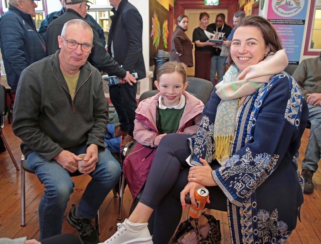 At the launch of the Ballymahon UR Impact Integrated Action Plan were Brian Madigan, Carla and Elizabeth Casey. Source: Shelley Corcoran