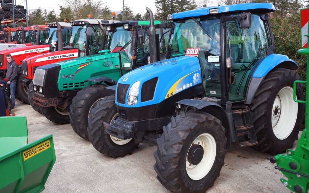 Imports of used tractors followed the upward trend of new machines