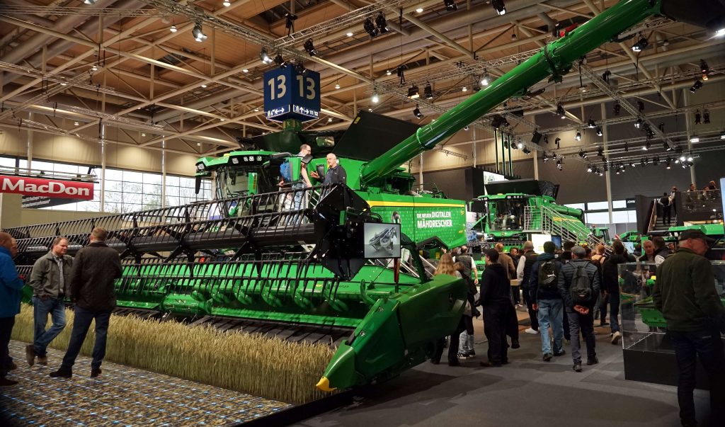 Combine sales were significantly down in in North America which detracted from John Deere's performance