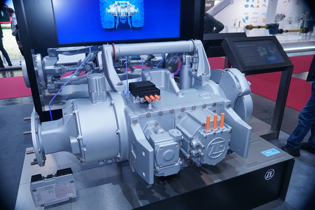 ZF has hybrid transmission systems waiting to be used, but it appears that there are few takers amongst its regular customers