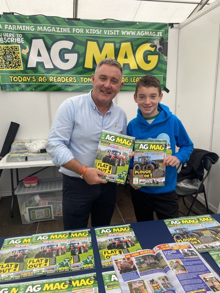 Stephen, editor of AG MAG, poses with Cillian Murphy from Newport in Co. Mayo, a loyal AG MAG reader from day 1.