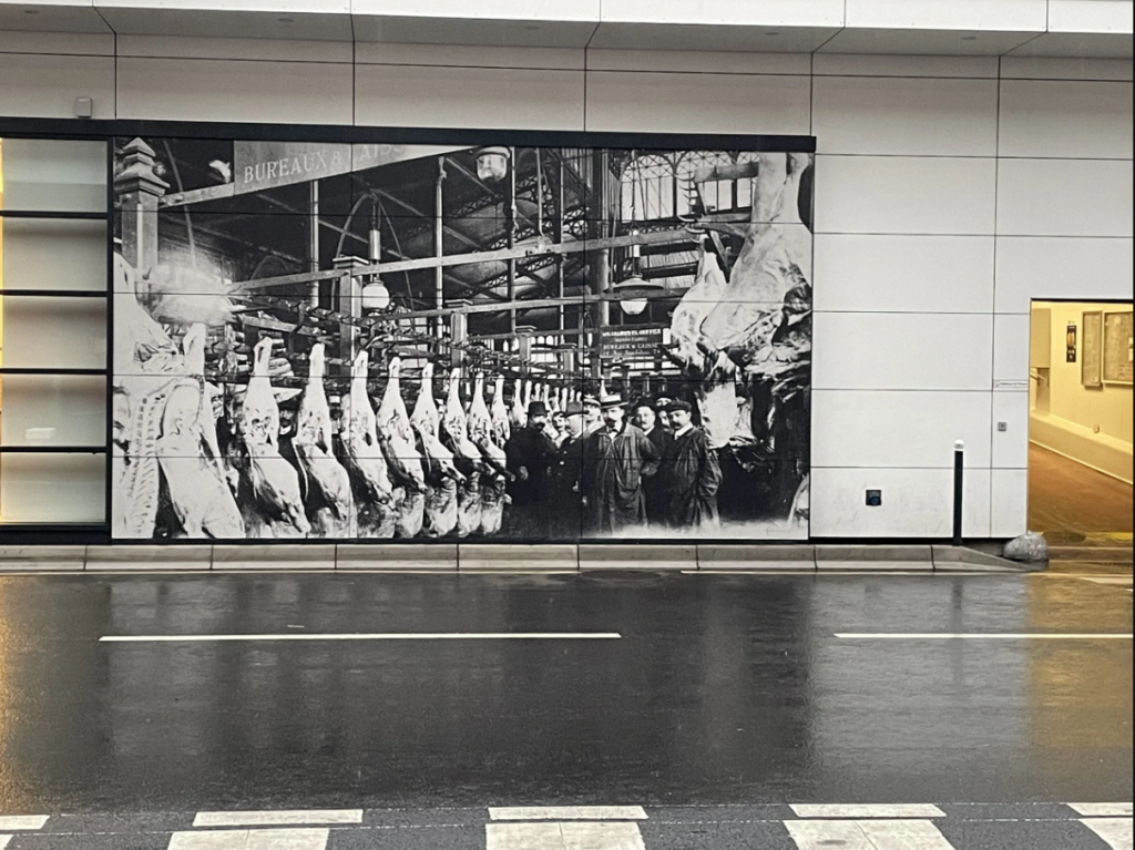 Photo showing Rungis Market in the early days