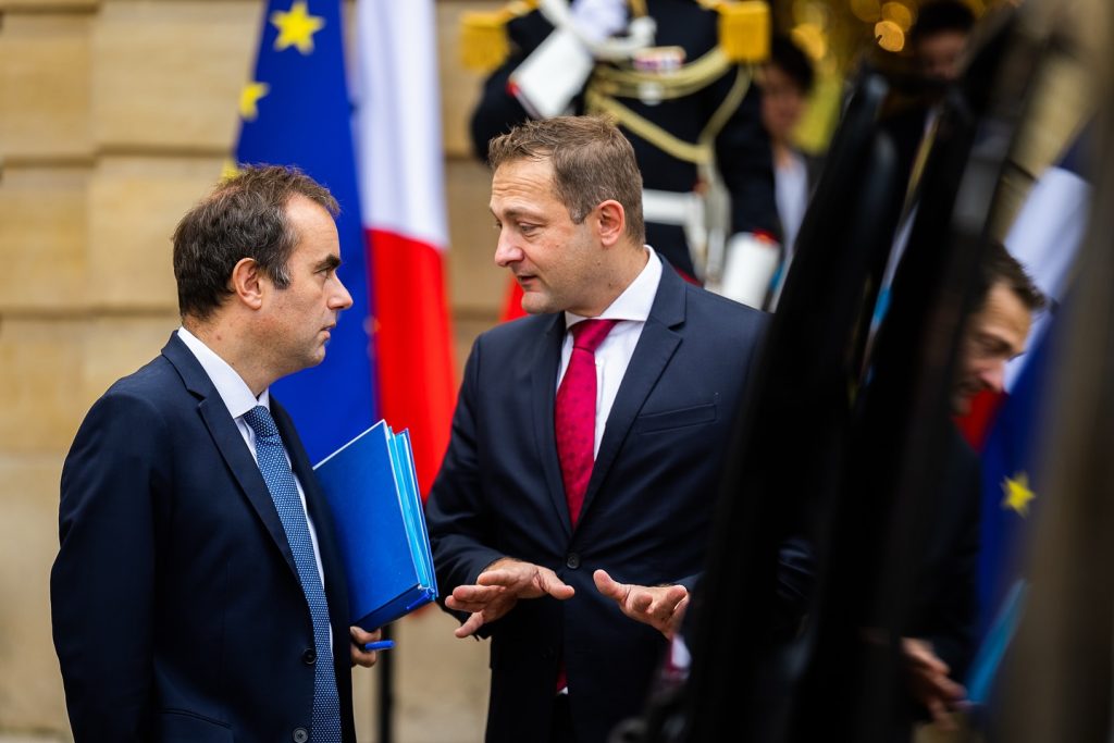 French Prime Minister, Sebastien Lecornu with EU Agriculture Commissioner, Chrisophe Hansen. Source: Sebastien Lecornu Facebook