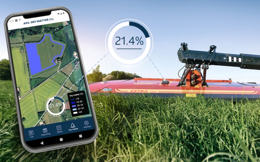 Building a map of the grass DM levels can aid planning of the ensiling