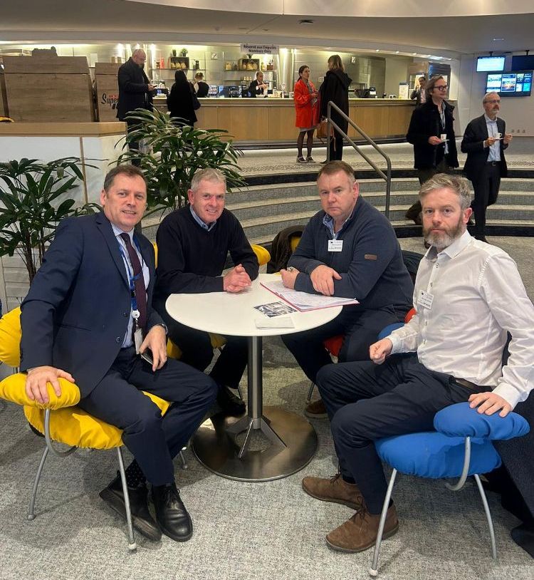 An IGGG delegation recently met with MEP Barry Cowen (left) in Brussels