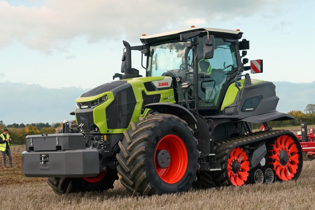 Claas took on the Renault factory in 2003, and its tractors are as innovative as any other make