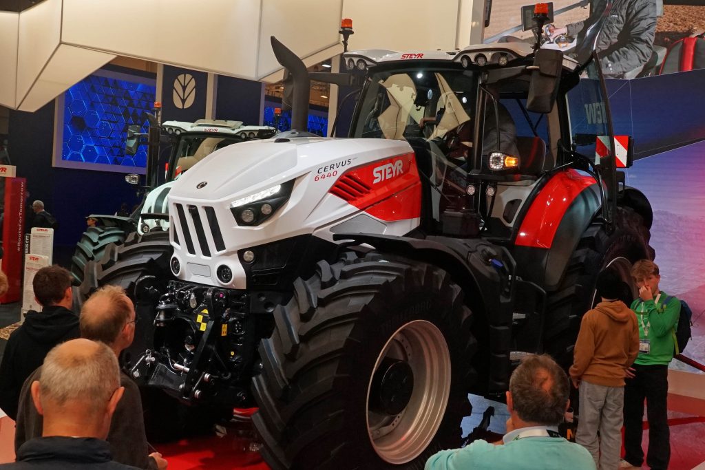 Steyr remains within the CNH fold although it is not found in all markets