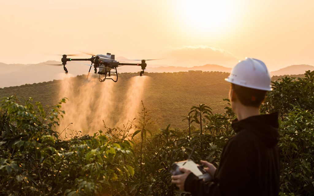 Such activity is not to be seen in Ireland, for drones are subject to the same EU legislation as aircraft when it comes to crop spraying, which is banned except in special situations.