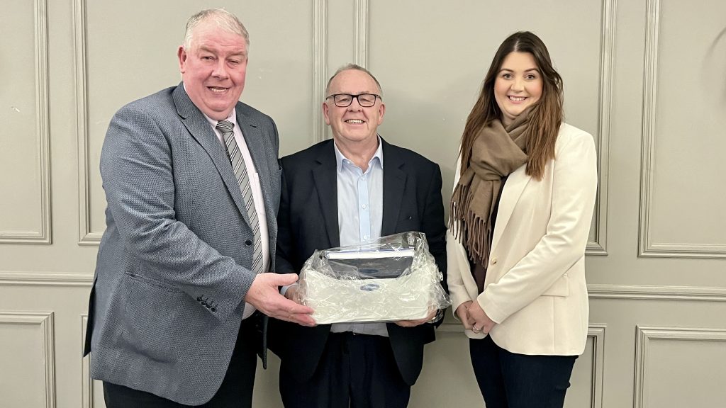John Keena, Seamus Boland and Chelsey Cox McDonald pictured at the AGM