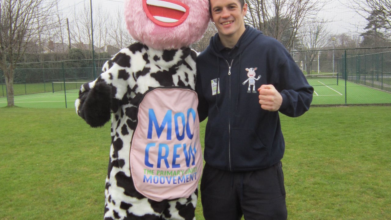 Darren O'Neill with Milly