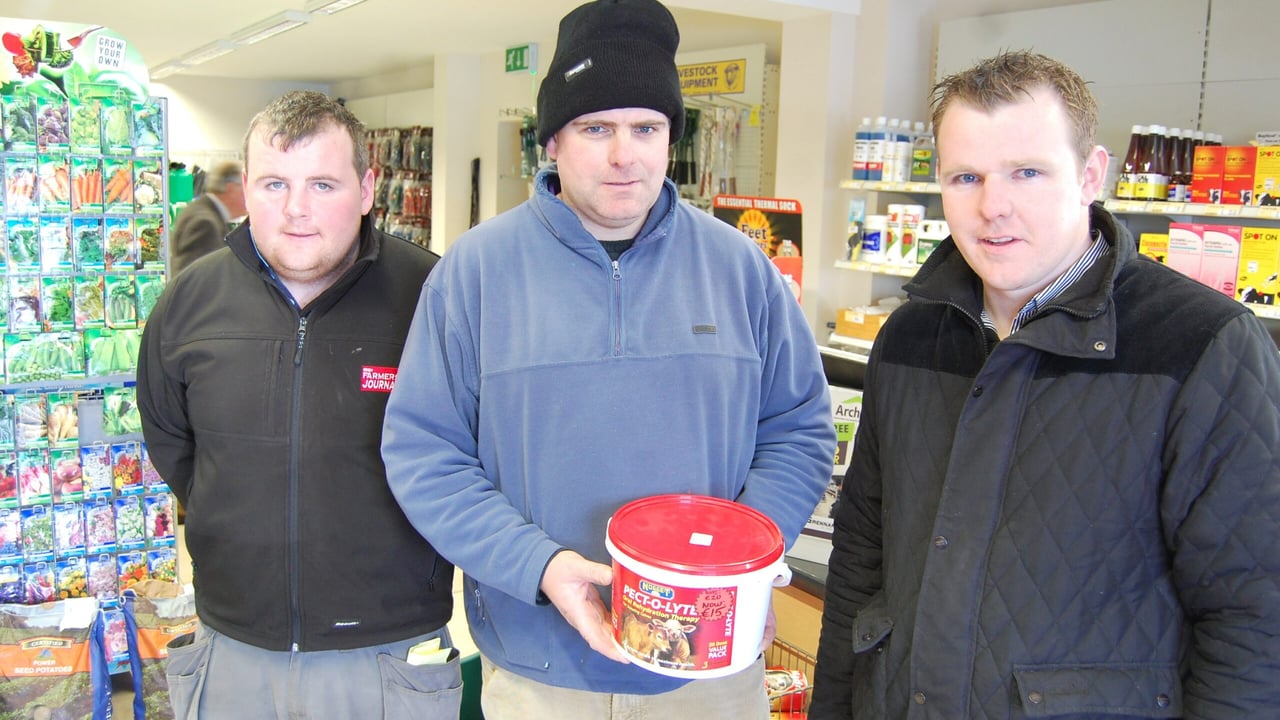 Daniel O'Hare, Archers of Ballina; Dermot Gordon, Ballintubber, Ballina and  Francis Mitchell, J Grennan & Sons