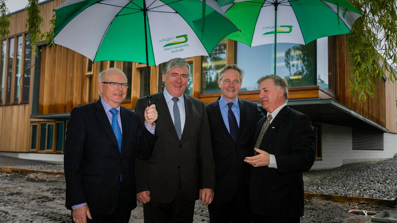 Pictured are Noel Cawley, Teagasc Chairman,  Minister of State at the Department of Agriculture, Tom Hayes, Matthew Jebb, Director of the National Botanic Gardens, and Teagasc Director Professor Gerry Boyle.  
