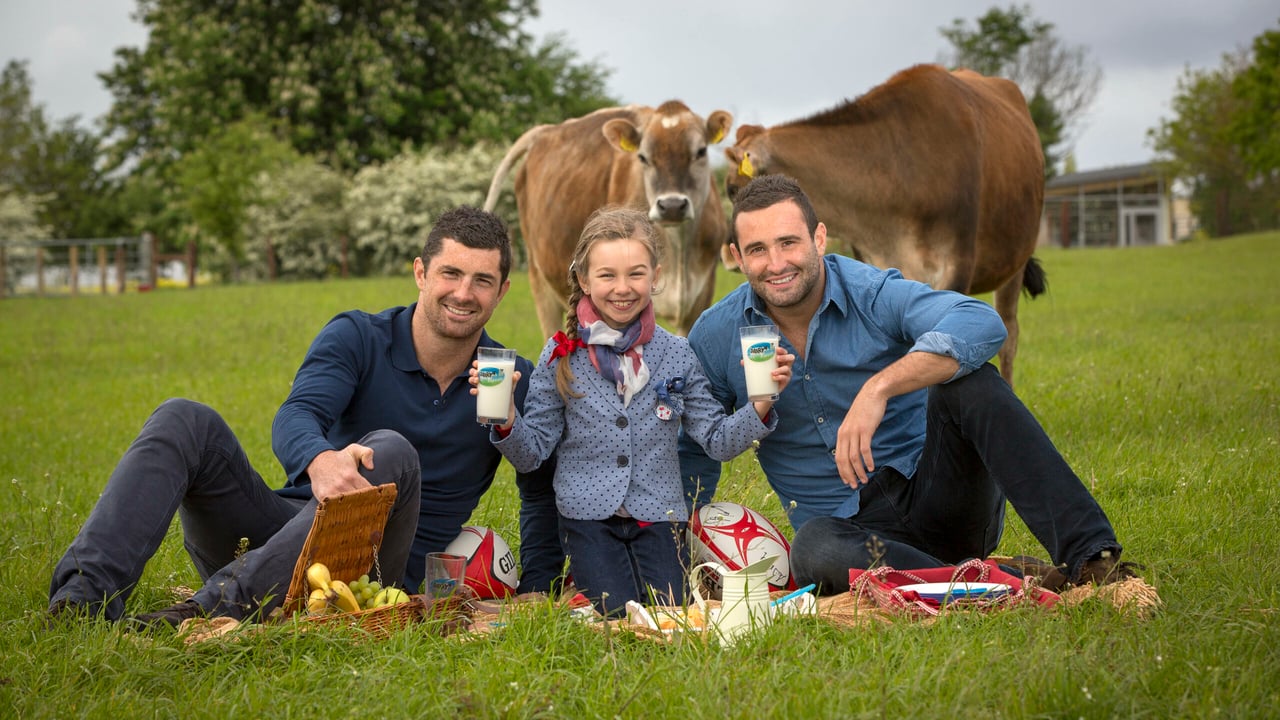 Rob Kearney and Charlotte Patten and Dave Kearney at the launch.