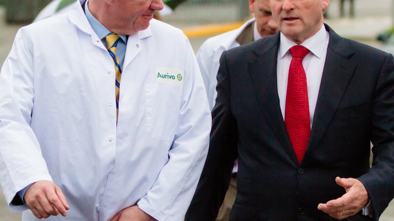 Aurivo’s Dairy Ingredients plant in Ballaghadereen, Co Roscommon were Aaron Forde, Chief Executive of Aurivo and An Taoiseach, Enda Kenny, TD.