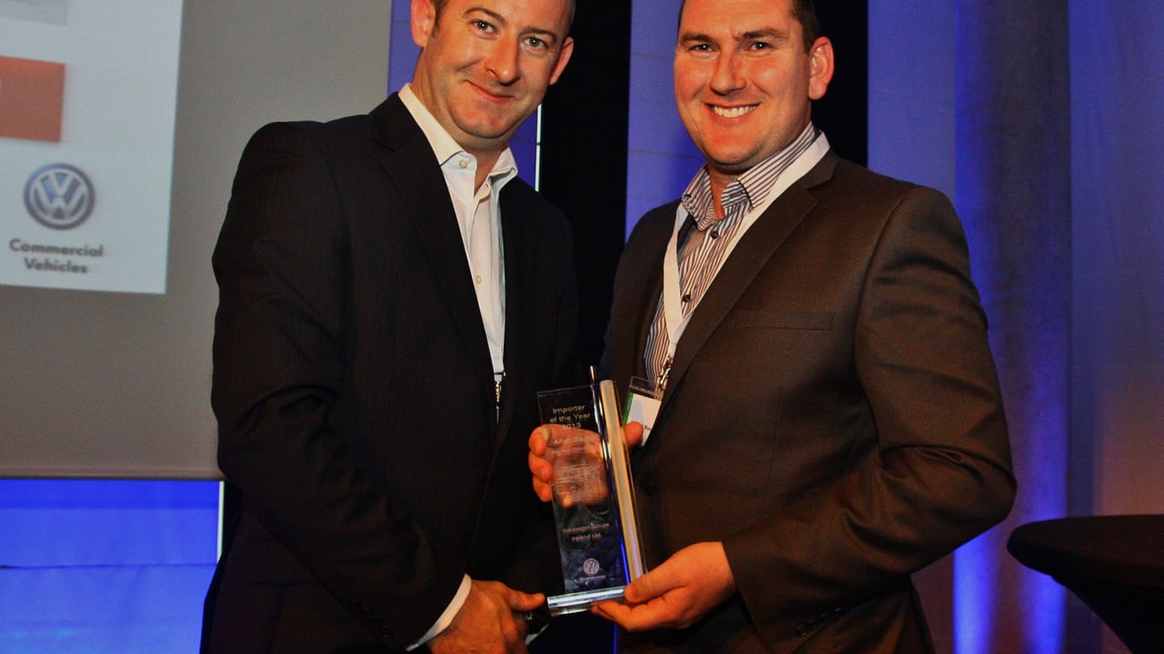  Alan Bateson, Managing Director and David Rave, National Service Manager, Volkswagen Commercial Vehicles Ireland. 