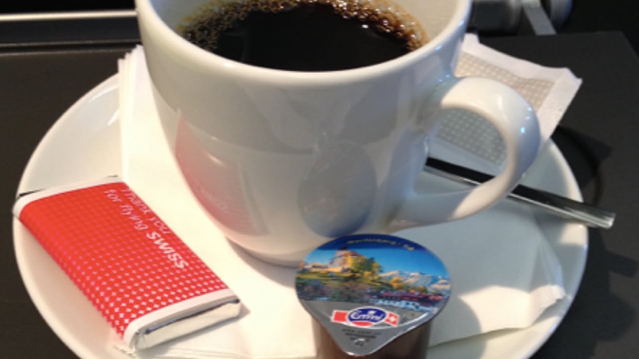 Swiss coffee on board a Swissair flight says volumes about the marketing of the Swiss food industry. 