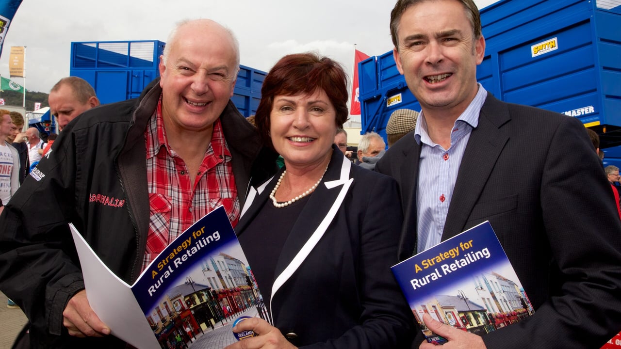 Picture at the launch were Bobby Kare, Minister for Rural Affairs and Rural Transport, Ann Phelan and  REI Chief Executive David Fitzsimons
